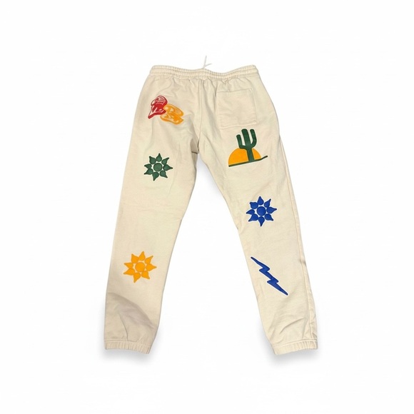 ROLLING LOUD Cream Graphic Joggers MENS SIZE LARGE - Picture 3 of 3